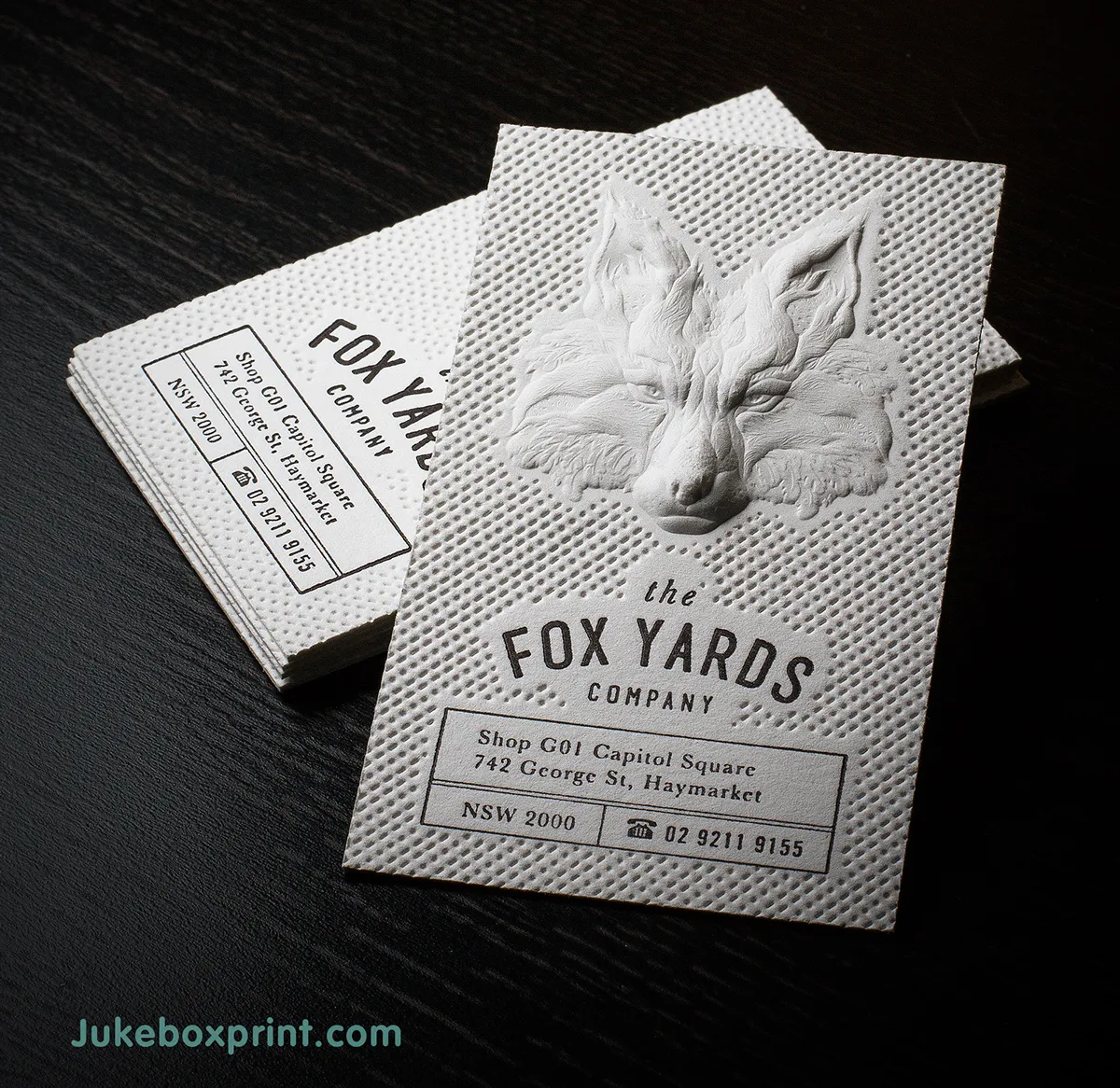 Letterpress Business Card