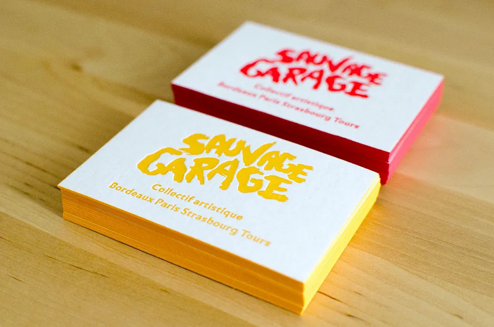 Letterpress Business Card