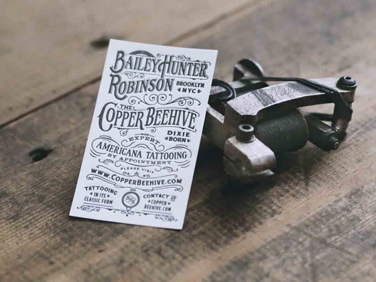 Letterpress Business Card